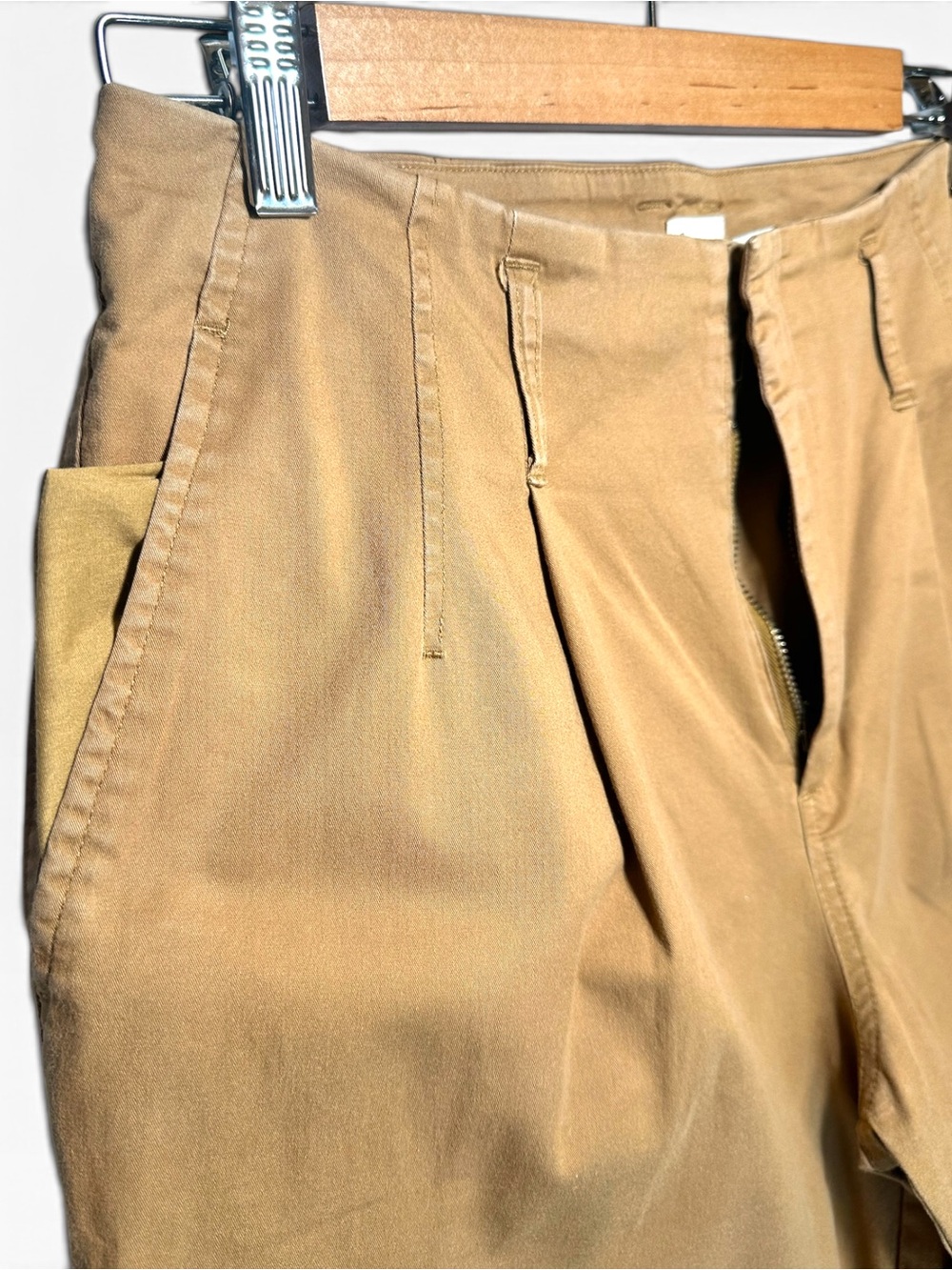 A New Day Women’s High-Rise Wide Leg Cargo Pants in Tan - Picture 6 of 8